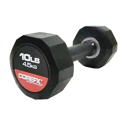 COREFX 12- Sided Rubber Dumbbell