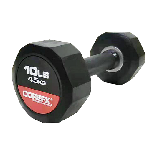 COREFX 12- Sided Rubber Dumbbell