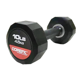 COREFX 12- Sided Rubber Dumbbell