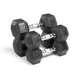 Inflight Vertical Dumbbell Rack w/5-40lb Rubber Coated Dumbbells