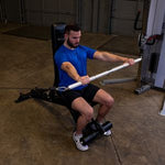 Aluminum Revolving Dual Cable Straight Bar for Functional Trainer