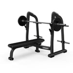 Pre-Owned Precor Discovery Series Olympic Flat Bench- Custom Black Frame