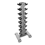Inflight Vertical Dumbbell Rack w/5-40lb Rubber Coated Dumbbells